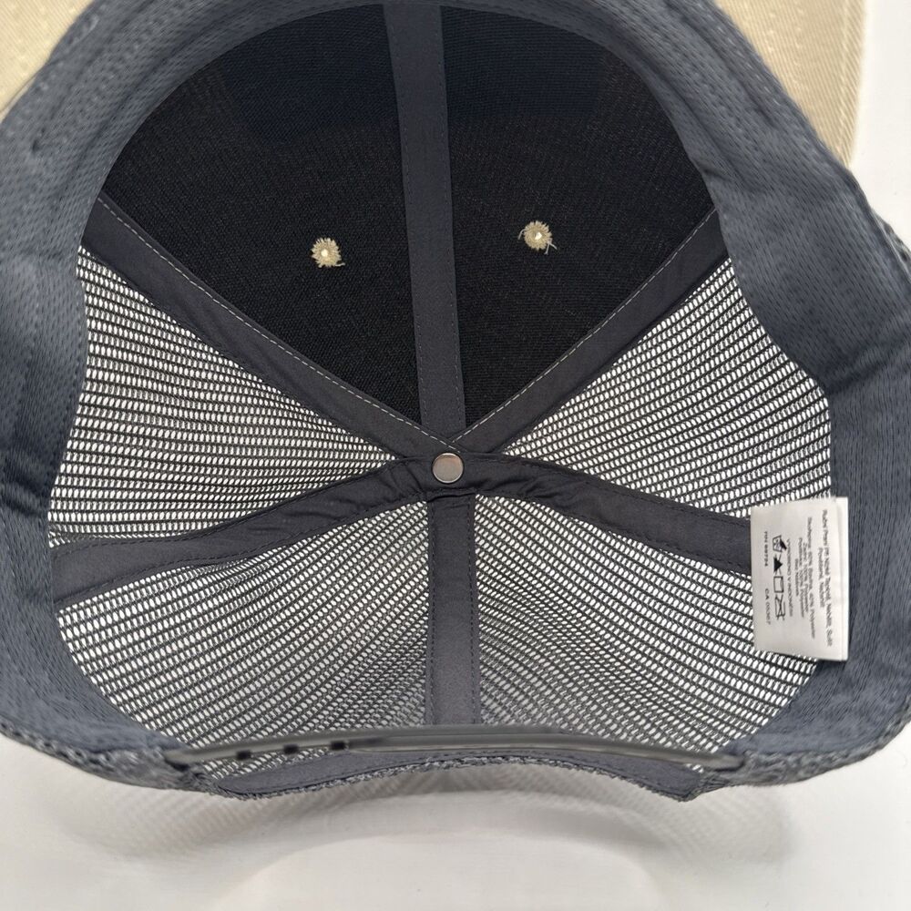 Columbia Sportswear Beige And Grey Men's Snapback Spring Grove Trucker Hat - Picture 5 of 7